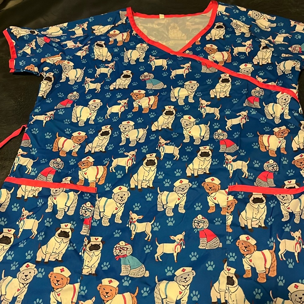 Small scrub top